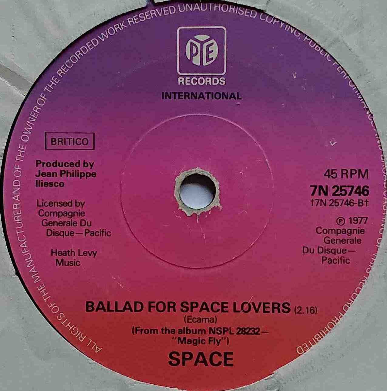 7N 25746 Magic fry Space Label
